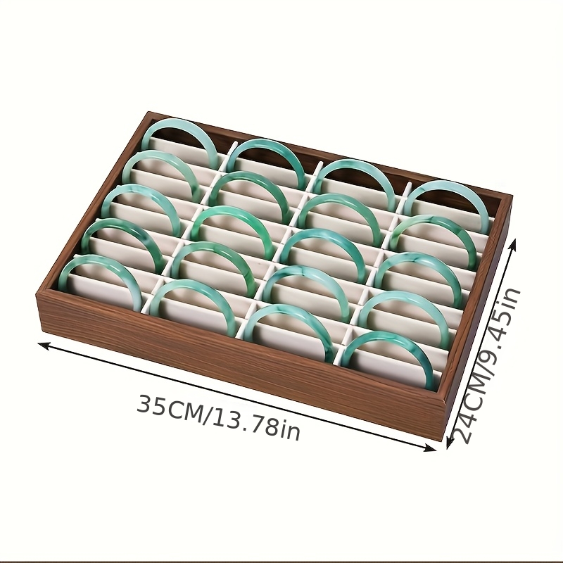 Luxury Walnut Jewelry Display Box - Large Capacity Organizer