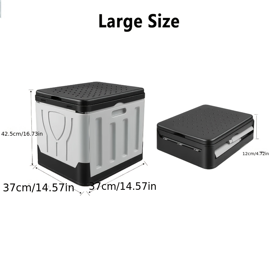 TEMU Portable Toilet For Adults, Ideal For Camping, Hiking, Car Trips, Trucks, Rvs, Boating, And . Includes A Free Garbage Bag