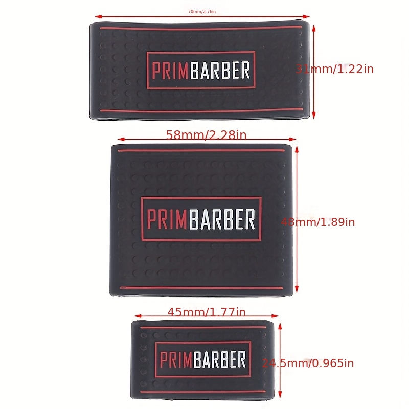 TEMU Set Of 3 Non-slip Bands For Barber Clippers, Hair Clipper Holder Sleeves