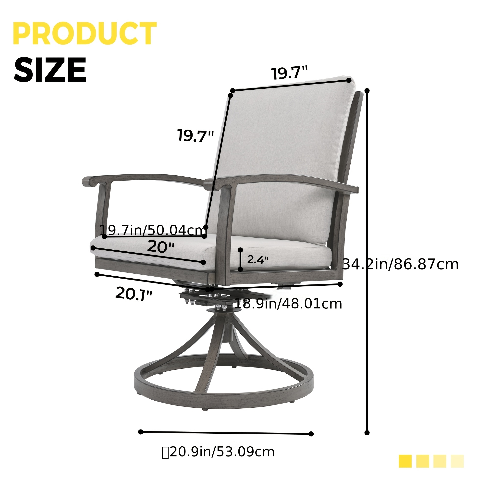 9pcs Aluminum Outdoor Dining Table And Chair Set, Suitable for 8 People, The Set Includes 1 Round Table, 8 Chairs, with Cushions And Back Cushions, Suitable for Outdoor Garden Terrace Furniture Set