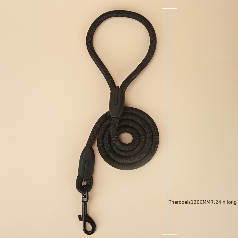 TEMU Laisse pour chien robuste et réglable de P, adaptée aux chiens de petite, moyenne et grande taille - Laisse en nylon avec poignée confortable,