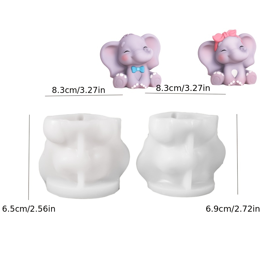 TEMU Moldes para velas de de , paquete de 2 - Silicona reutilizable de calidad y fácil de desmoldar, adecuada para hacer velas y manualidades de
