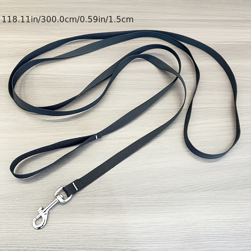 Image of Ultra-long 118.11 Inch Dog Leash - Extended Outdoor Pet Traction Rope, 0.59in Wide Lightweight Design, Suitable For Dog Walking And Cat Strolling, Without Battery