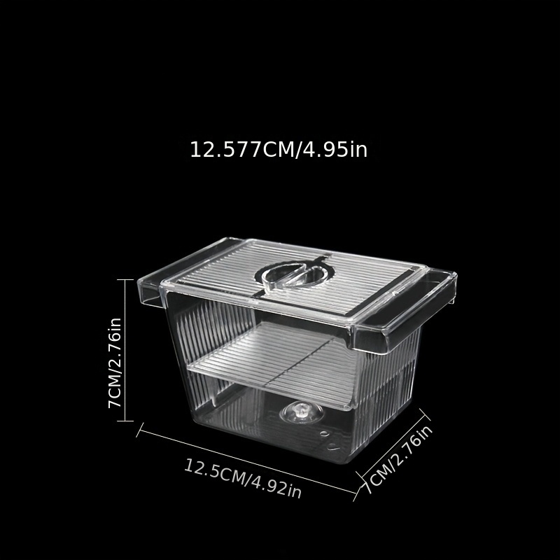 High-quality Acrylic Fish Hatching Box & Isolation Breeding Chamber - Aquarium Incubator With Egg & Rearing, For , Aquariums, Fish Farms - & Assembly