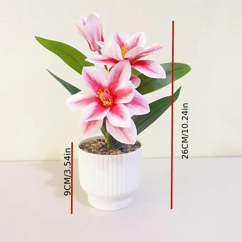 künstliche blumen pflanzen einschließlich magnolienblüten in