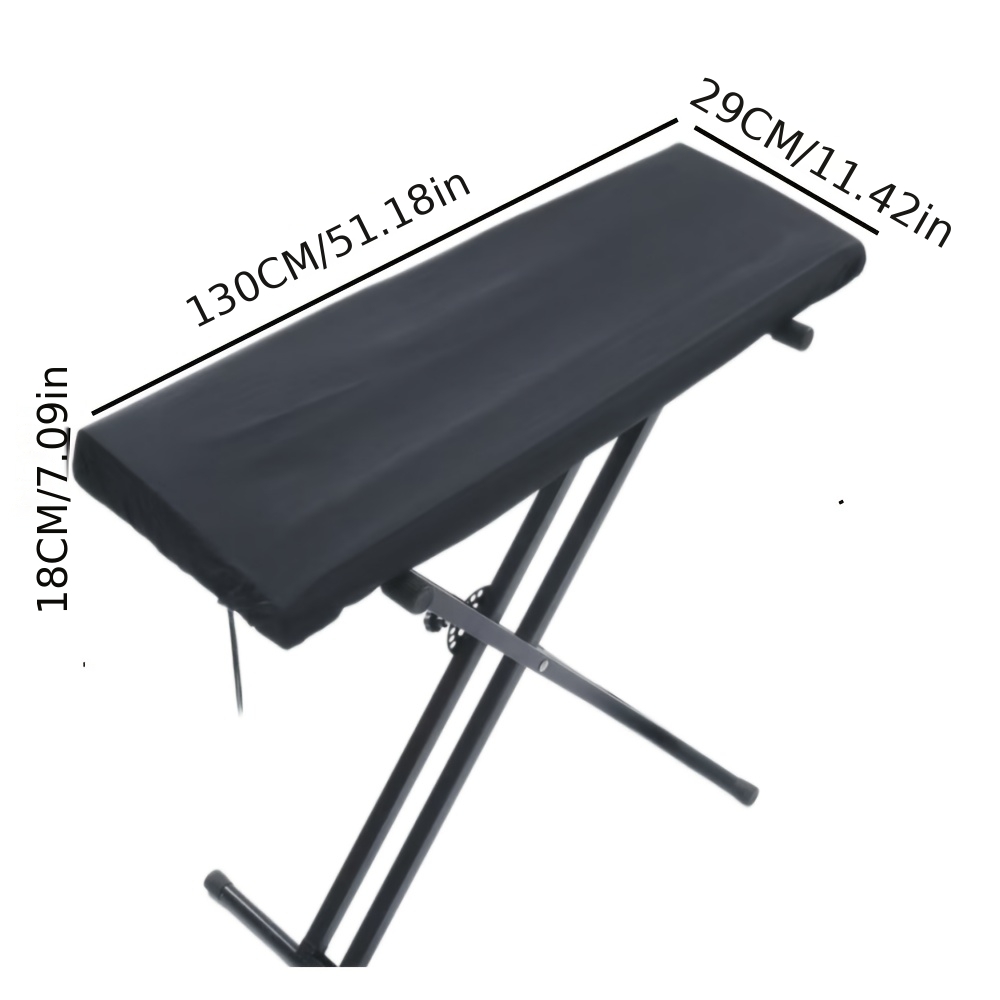 TEMU 1pc Electronic Piano Protective Cover 210d Oxford Cloth Cover Suitable For 61/88 Keys