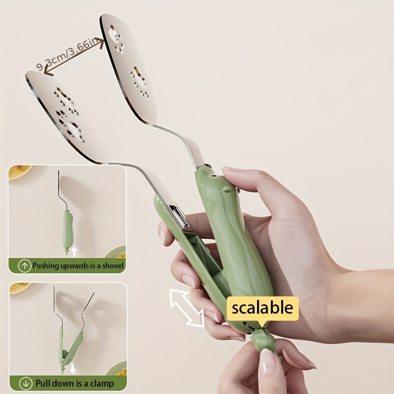 stainless   spatula for home use portable kitchen tool that   used as   a clamp and a spatula multifunctional kitchen utensil Product details 1