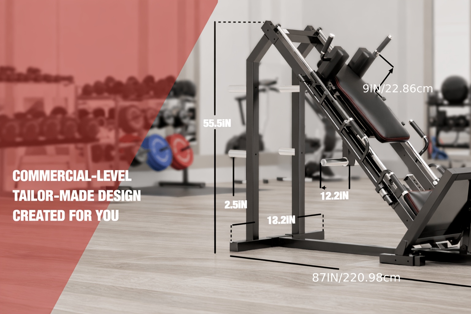 leg press   squat machine combo 2 in 1leg exercise machine with linear bearing special for lower body with weight storage for   hamstring Product details 1