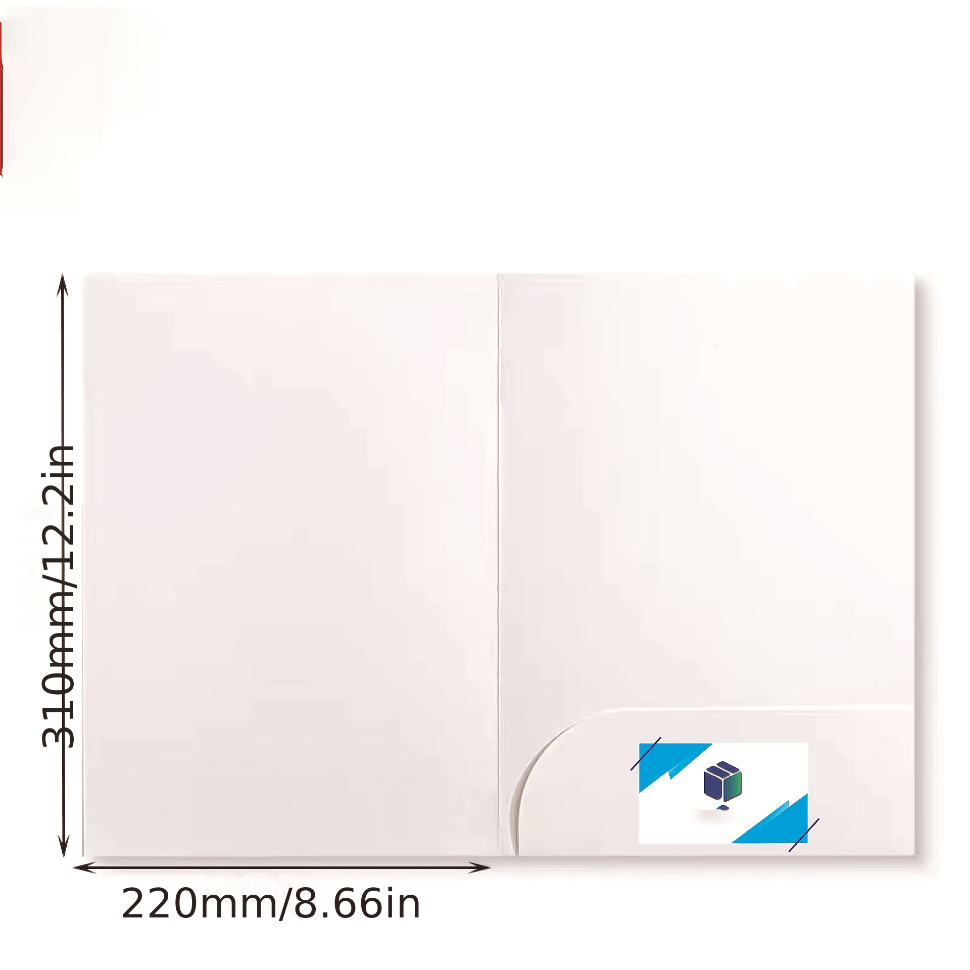 TEMU Custom A4 Meeting Folder Cover, Project Folder, File Bag, Cut-to-size Folder, Office Insert Presentation Folder Organizer, Card Slot Folder,