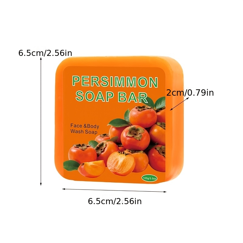 Image of Herbal Soap With Persimmon, In Eliminating Body Odor And Sweat, Perfect For Seniors And Athletes, Appropriate For Skin Type