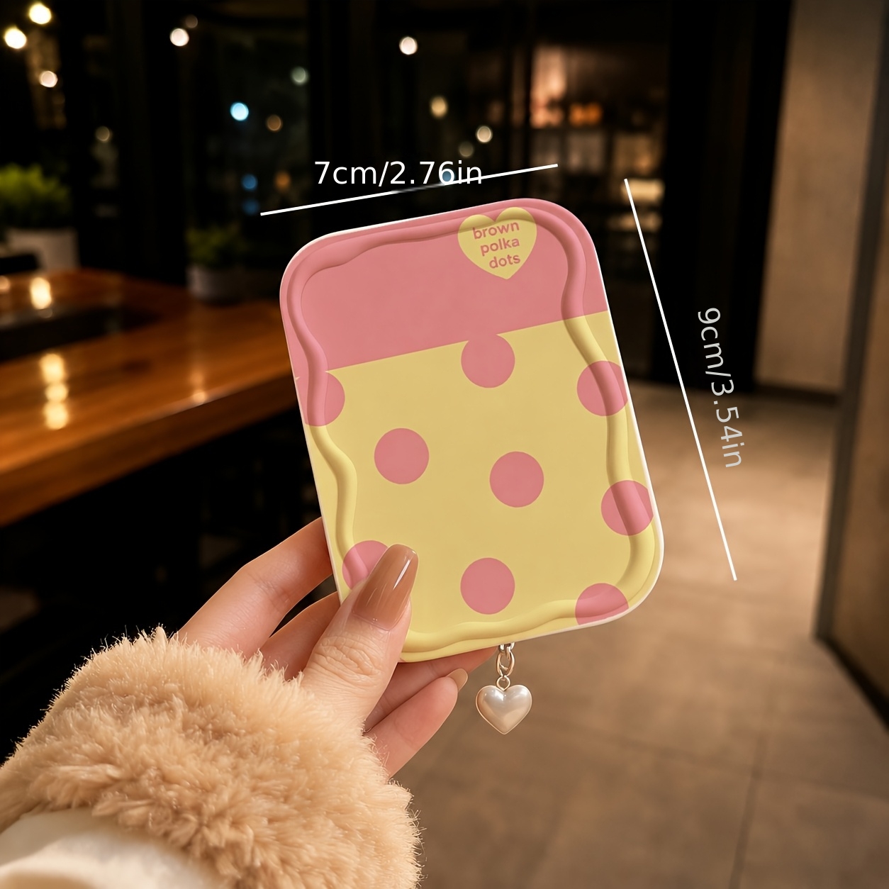 Cat Folding Makeup Mirror, Portable Mini Handheld Design