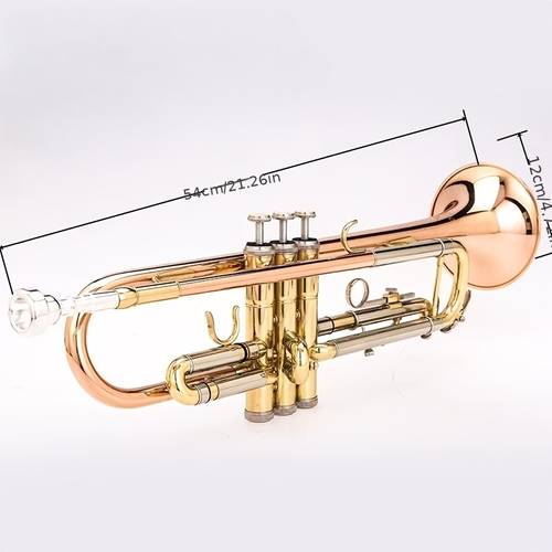high quality trumpet bronze genuine trumpet b flat musical instrument playing professionally new