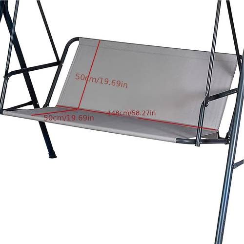 600d replaceable seat cover outdoor garden swing chair slipcover suitable for