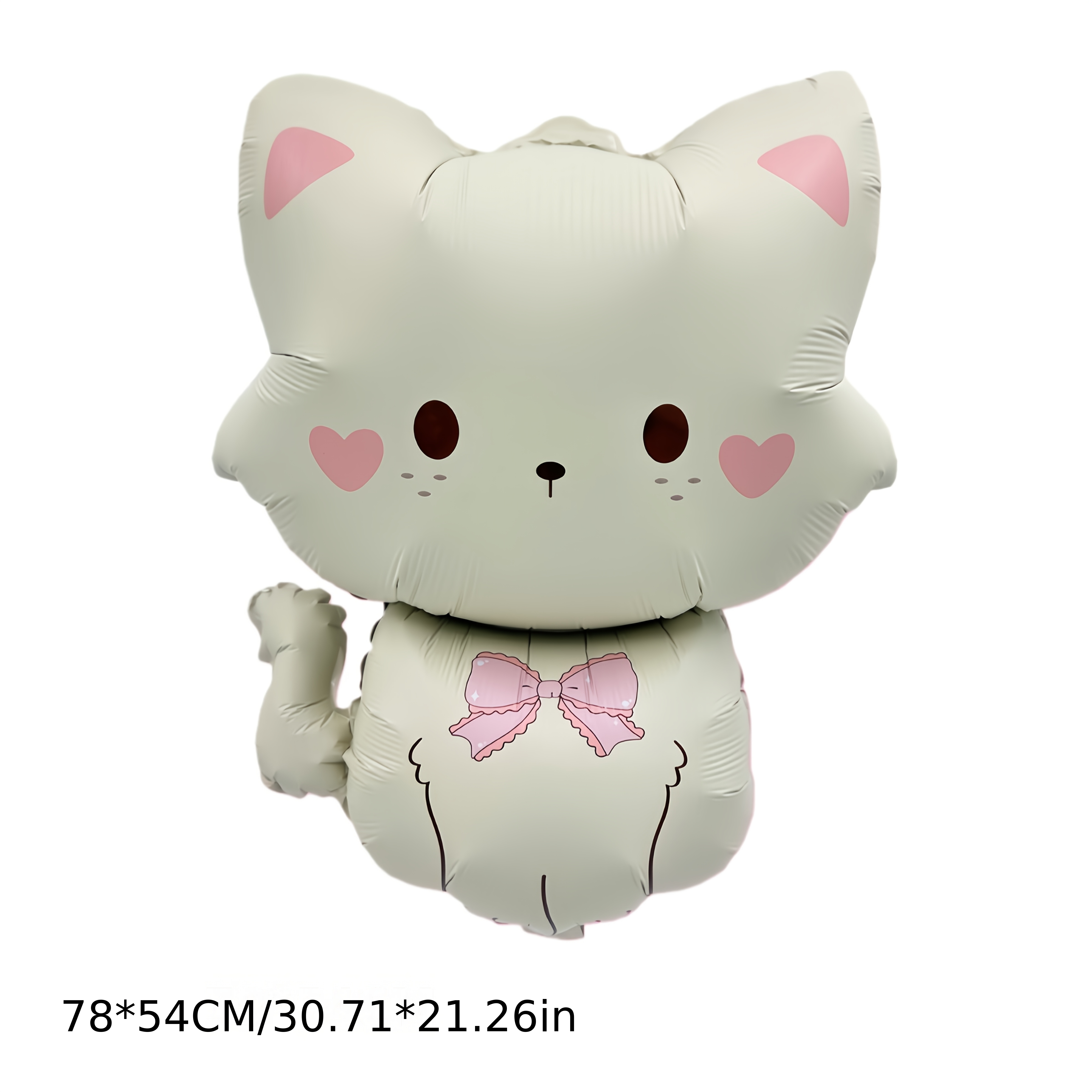 Macaron Cat Balloons Macaron Bowknot Balloons & Happy Birthday Balloons- Pastel Colors Perfect For Birthday Parties, Baby Showers Unicorn Themed Party& Festive Decorations