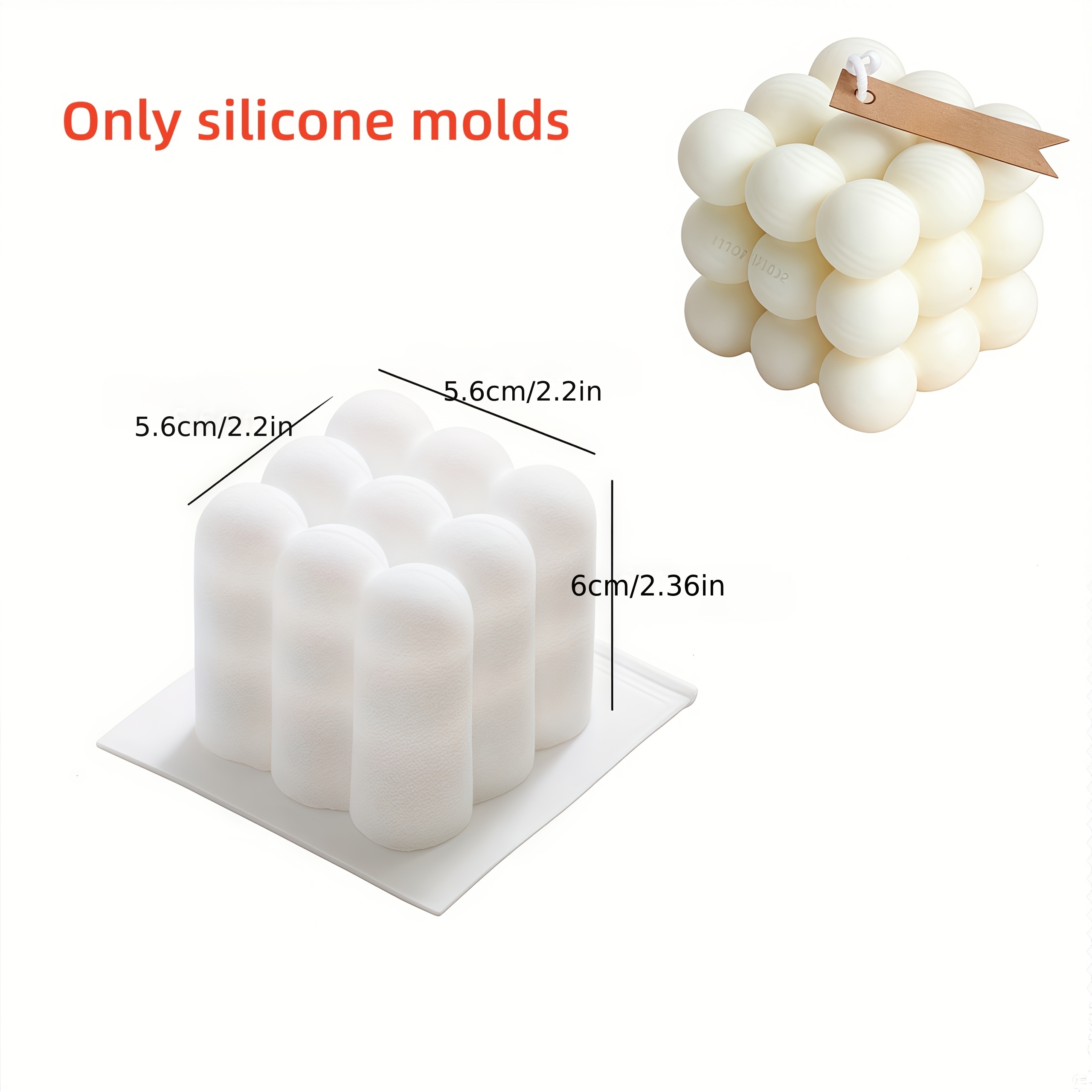 3d Candle Silicone Mold Scented Candle Plaster Mold Handmade Mold Tool