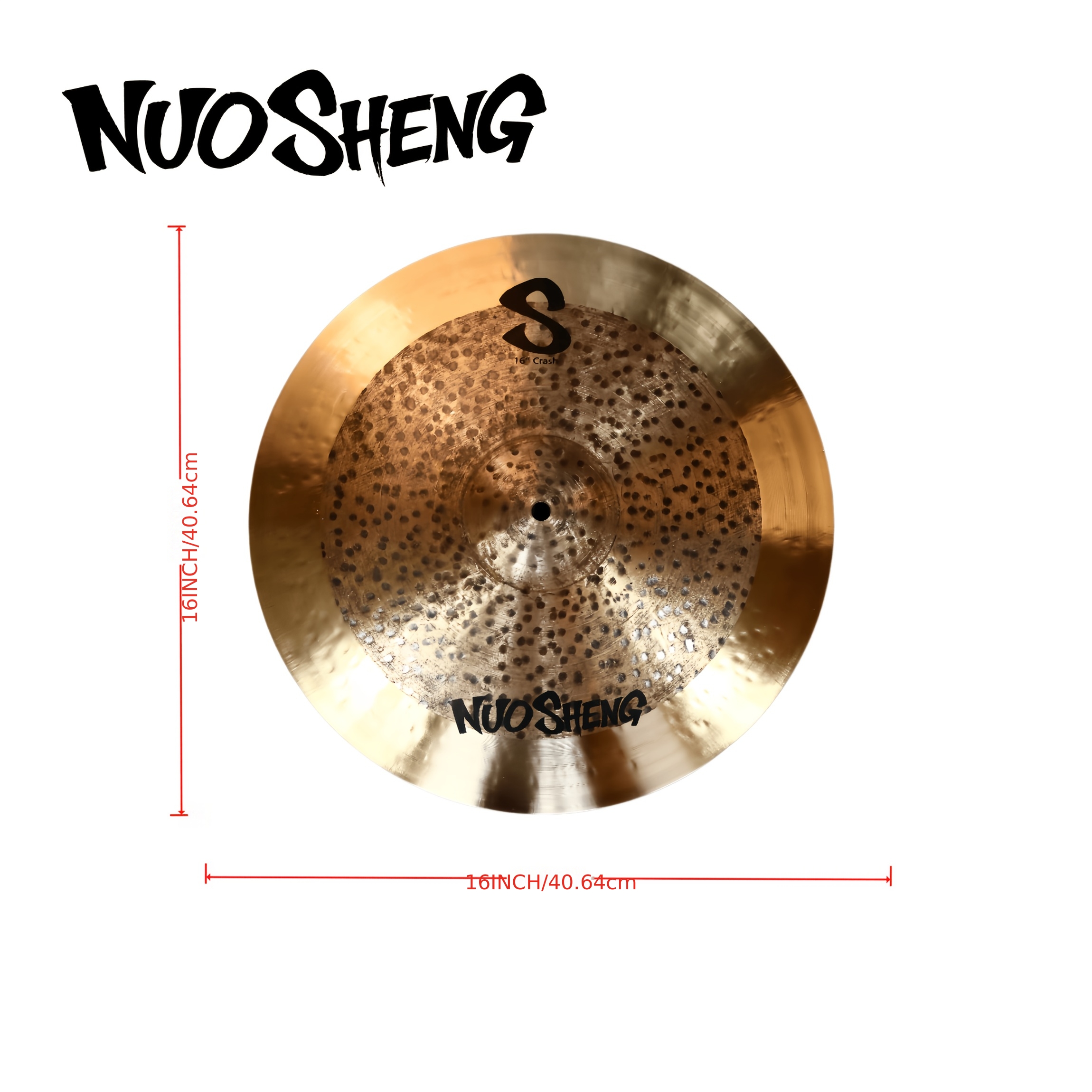 B20 Bronze Drum Cymbal, Handmade Retro Series, Thickened, Good... product image 6