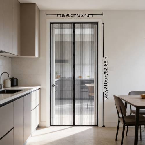 magnetic suction a must have for indoor ventilation in summer simple and elegant striped design breathable and not stuffy automatically closes when or closed