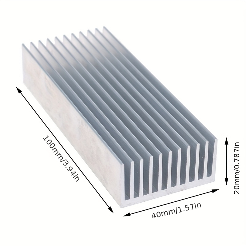 Extruded Aluminum Heatsink For High Power Led Ic Chip Cooler Radiator Heat Sink
