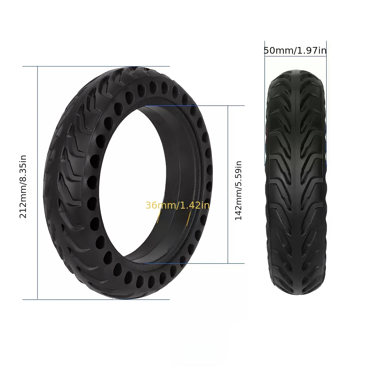 Electric Scooter Hollow Solid Rubber Tyre Hollow Tyre Anti