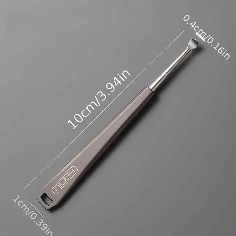 Image of Spiral Massage Ear Pick 360-degree Spiral Earwax Remover Ear Canal Cleaner Stainless Steel Flexible Design Ear Care Tool