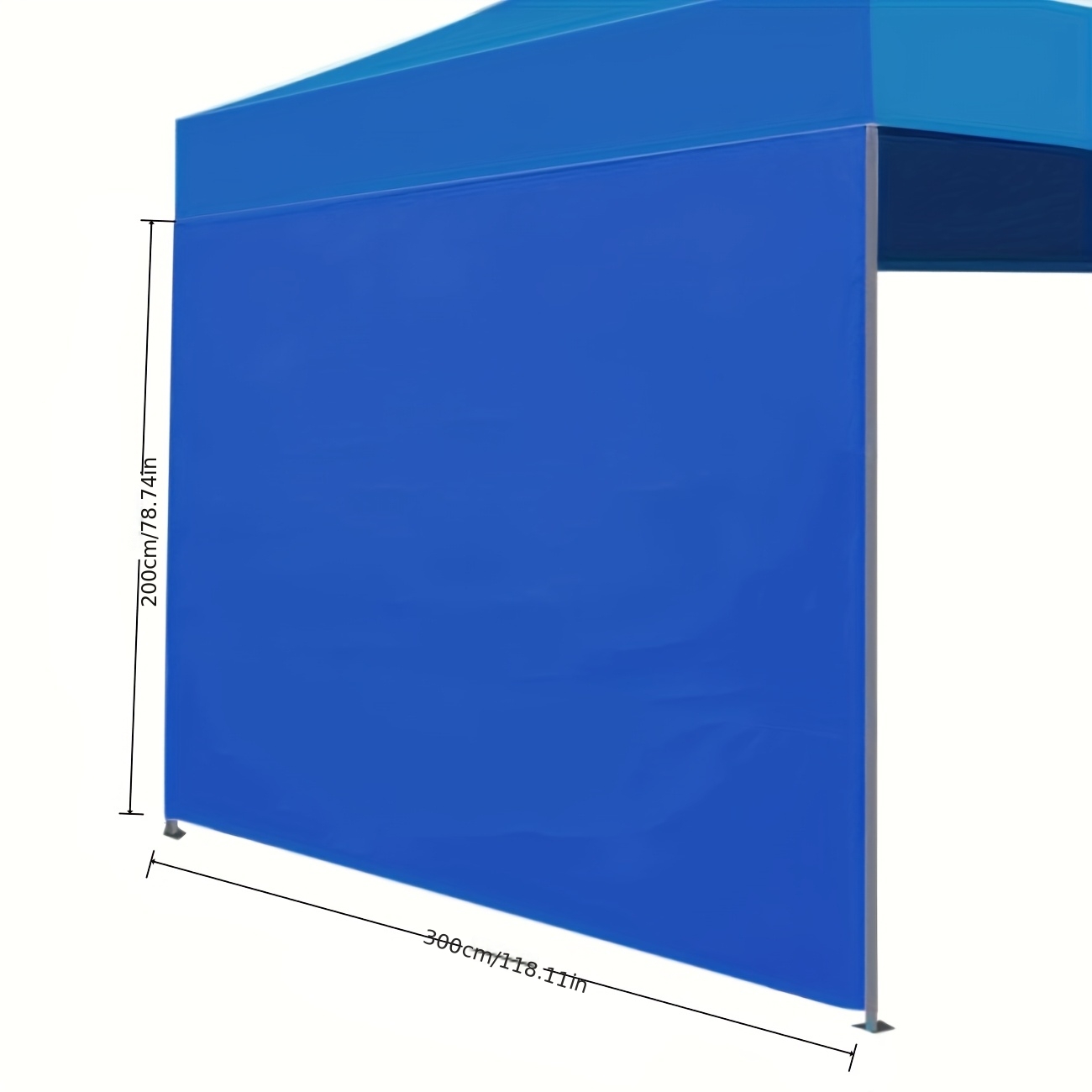Image of This Versatile Blue-orange Double-sided 8-mil Waterproof Tarp With A Free Hanging Rope For Easy Securing! Made From Heavy-duty Pe Material, Rainproof And Fade-resistant