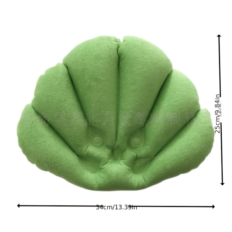 TEMU 1pc Inflatable Bathtub Mat, Non-slip Bathtub Pad, Soft And Comfortable Towel Bath Mat, Head Spa Cushion, Bathtub Mat With Suction Cups, Hot Tub