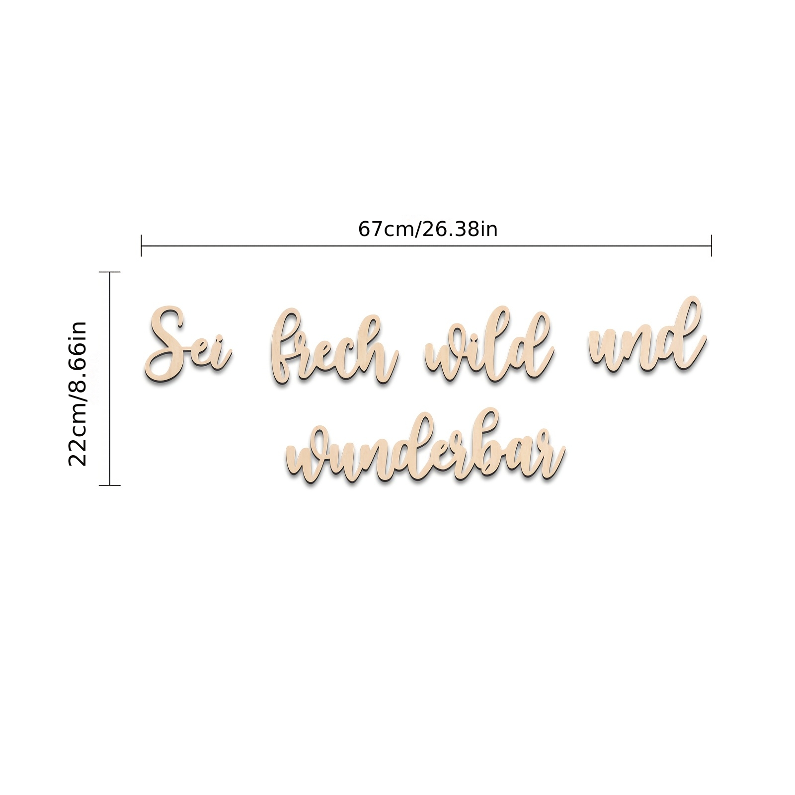 " Wooden Sign – Nursery Wall Decor (0.4cm Thickness) For Christmas And Halloween