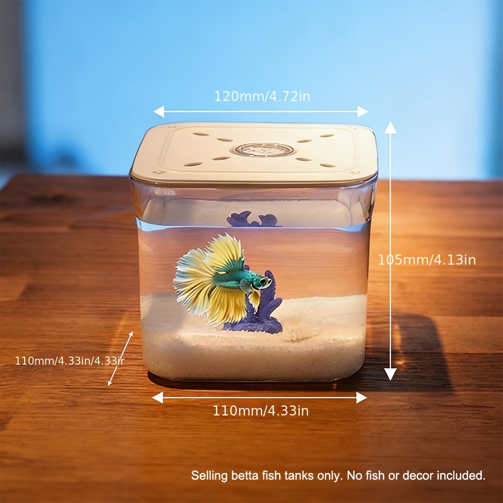 basic aquascaping tank mini aquarium betta - Temu Qatar