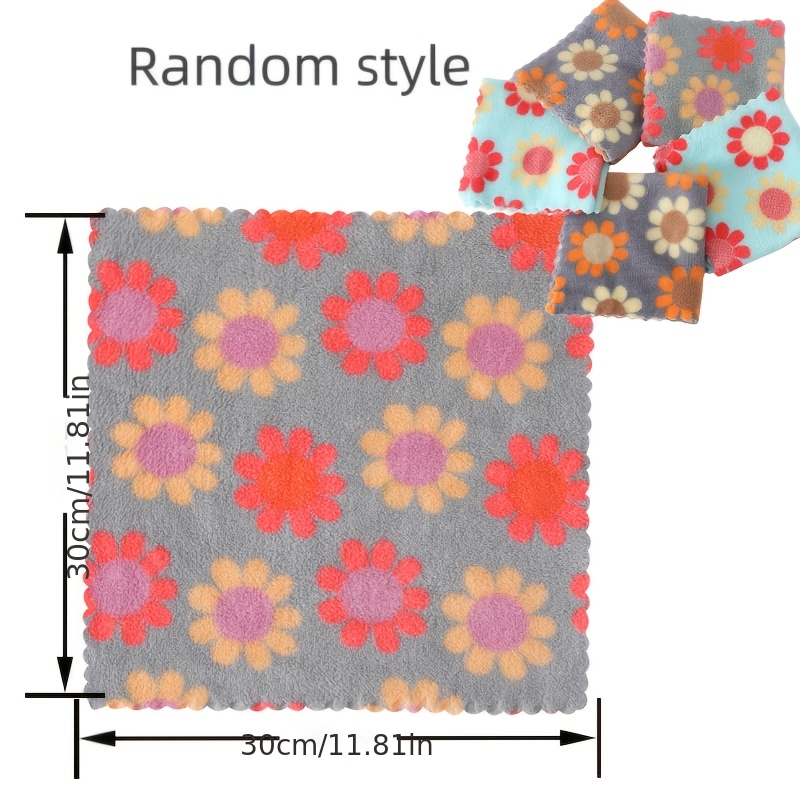 4pcs floral coral dish cloth set super absorbent kitchen cleaning towels soft reusable dishwashing cloths for wiping glassware dishwashing and stain removal colorful floral pattern microfiber cleaning cloths multipurpose for kitchen bathroom Product details 3