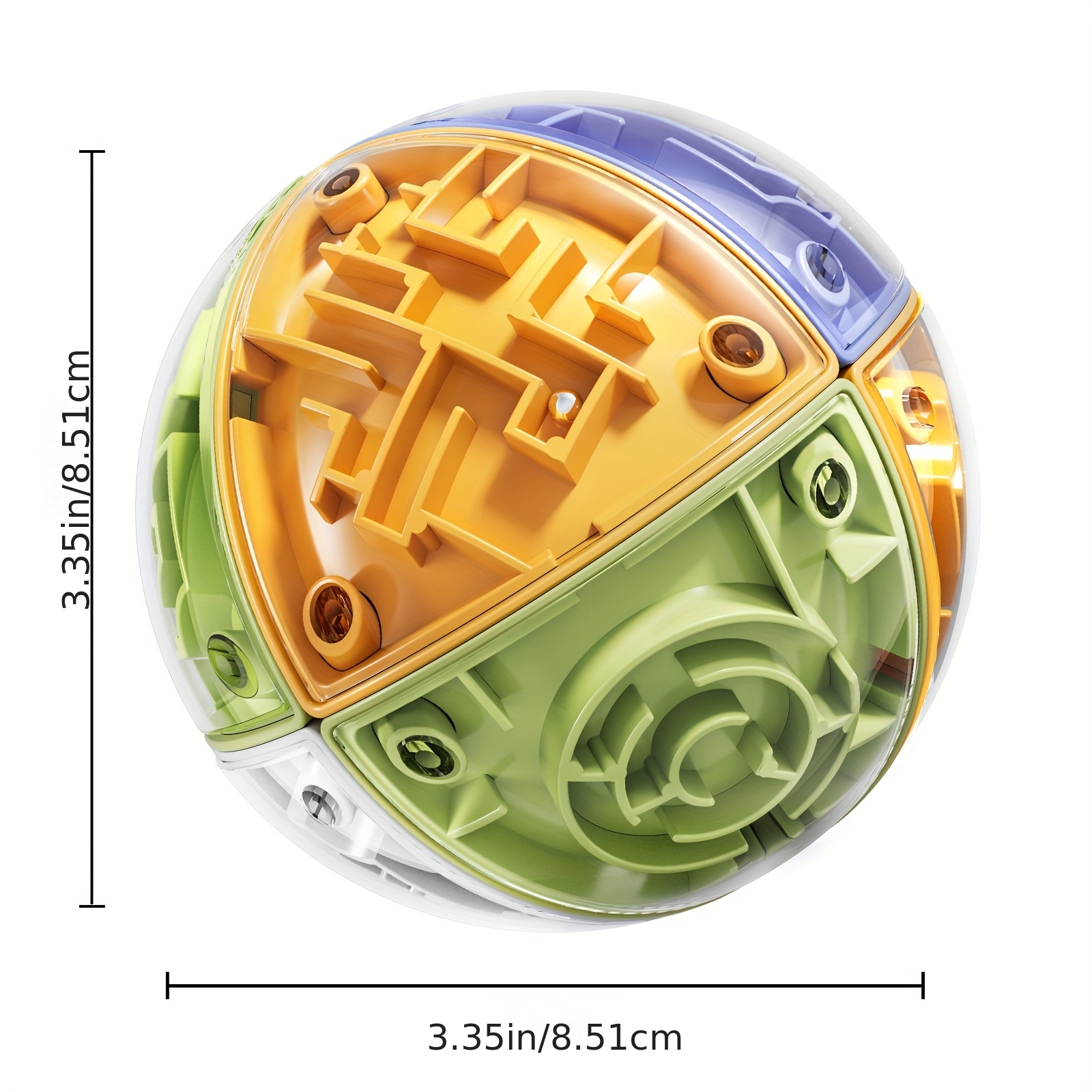 Image of Maze Cube Puzzle Brain Boosting Educational Toy Kids Teaser Toys Birthday Party Favors Suitable Ages 3+ [random Color]