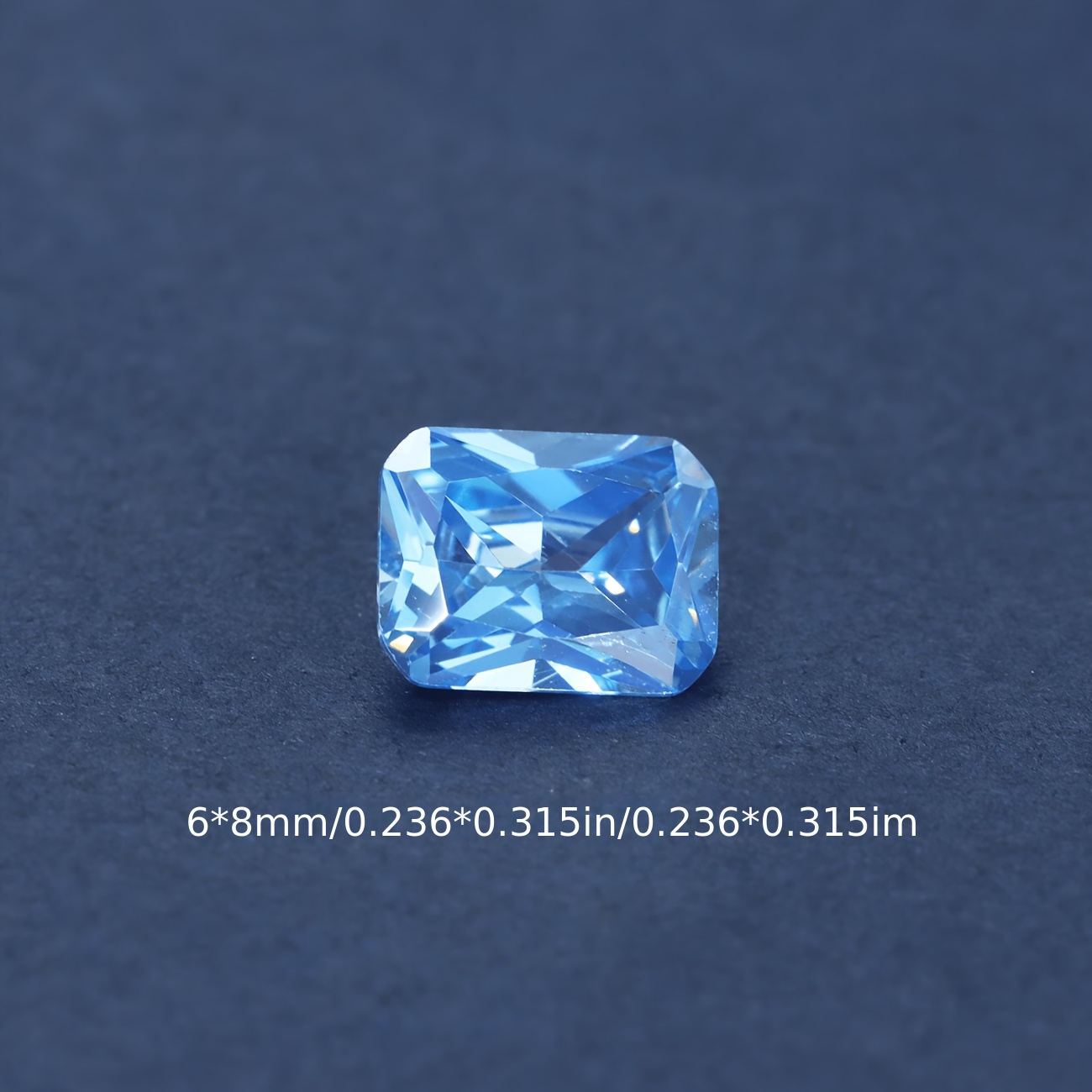 Translucent Light Blue Naked Stone for Easy Stud Earrings
