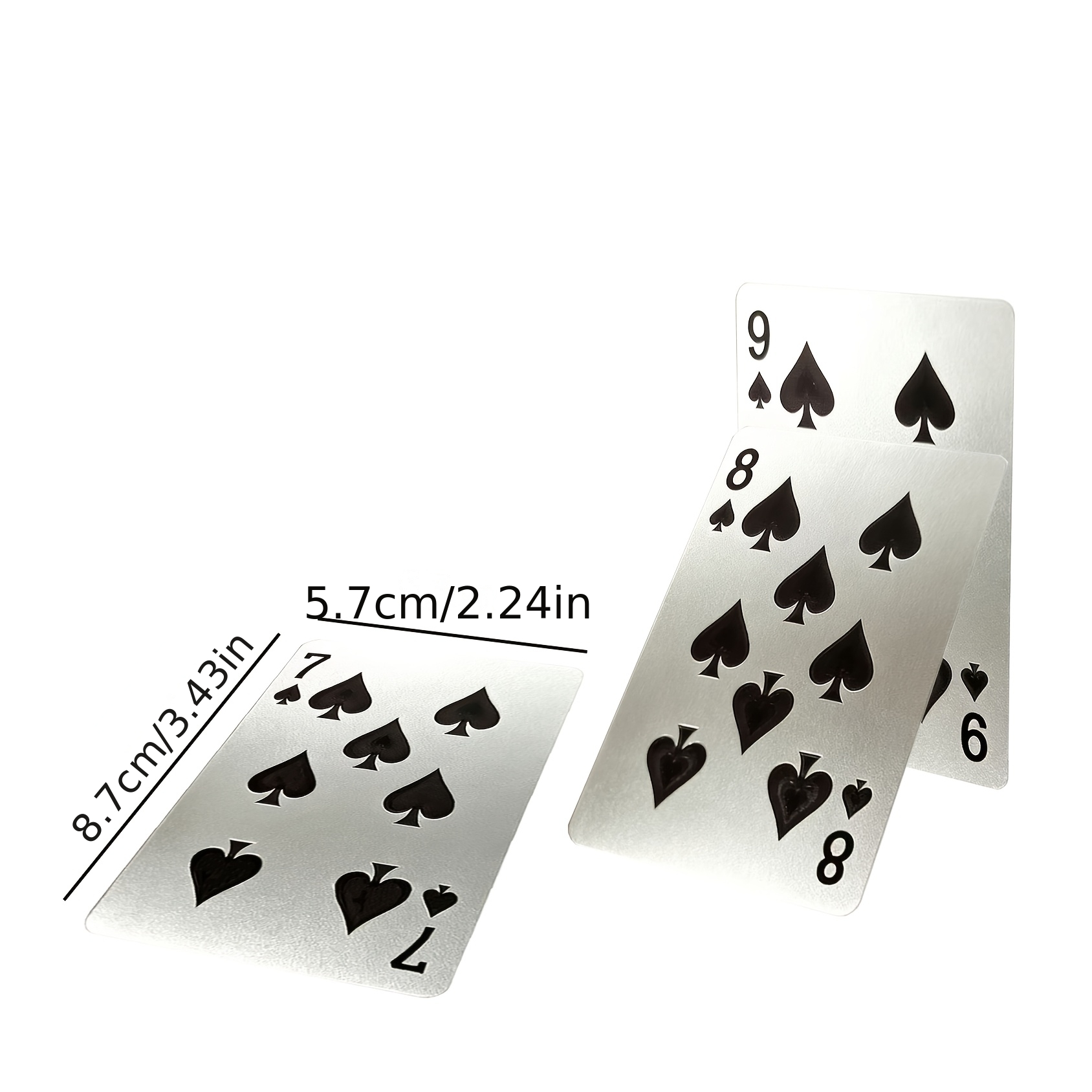 Acetate Playing Cards Made of Sturdy and Thick Plastic