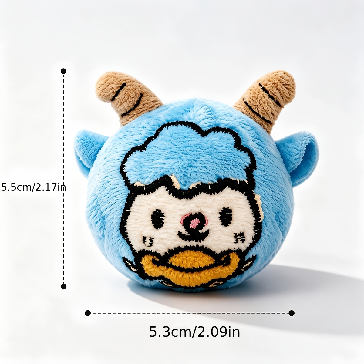 TEMU 1pc Blue Kitten Bouncing , Material), Kitten Scratch Ball, Suitable For Small Dogs, Pet Toy, Catering To Cats And Dogs' , Sound- Pet