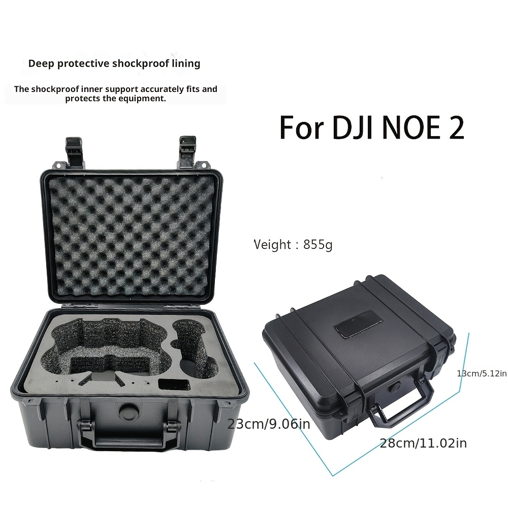 Zaščitna trda torbica za DJI , primerna za DJI dron s pokrovom, plastična prenosna torbica združljiva s kompletom DJI Smooth Flight, ročna torba