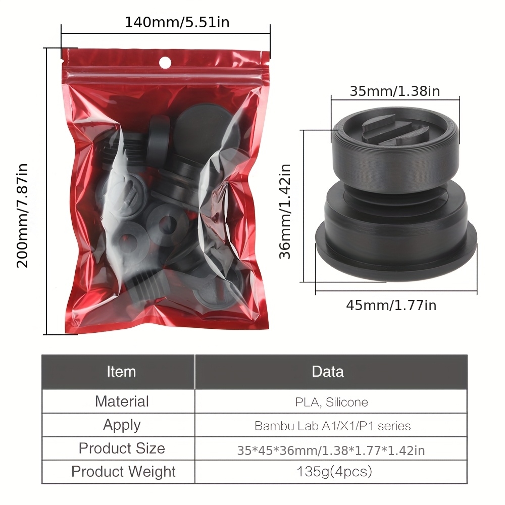 upgrade x1 x1c a1 a1 mini pads slip