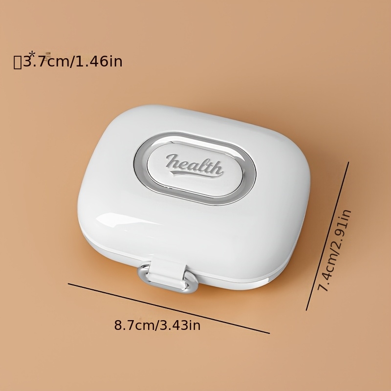 TEMU Travel Pill Case, High-end Exquisite New Small Portable Jewelry Box - Features 7-compartment Portable Medicine Organizer, Compact And Easy To