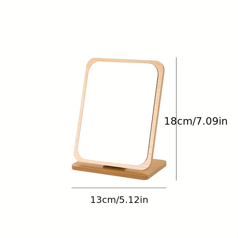 TEMU A Portable, Foldable, Single-sided Makeup Mirror For Women, Suitable For Students And Desktop Use In Dorms
