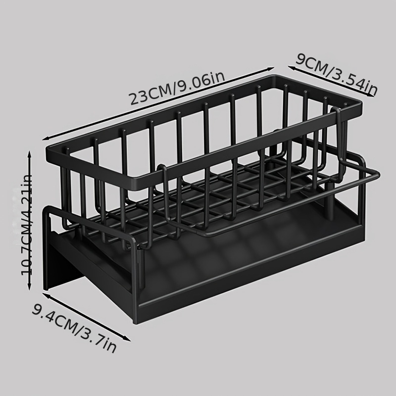 Multi-Functional Kitchen Sink Organizer with Towel Rack