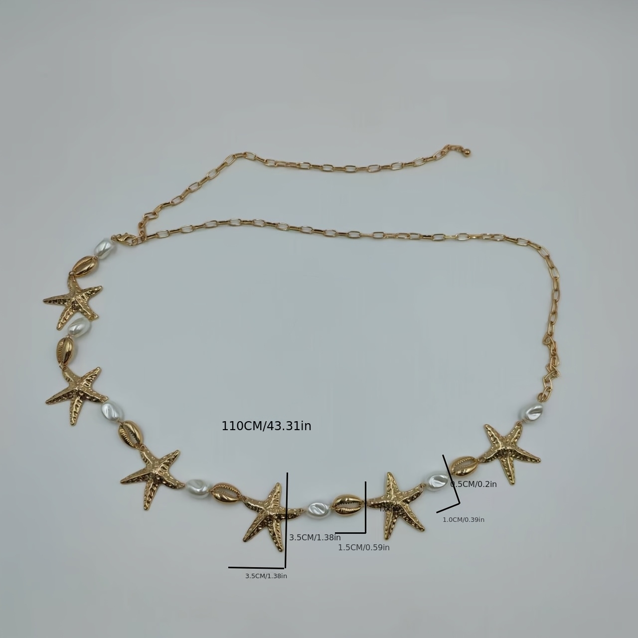 Women's Golden Starfish Waist Chain