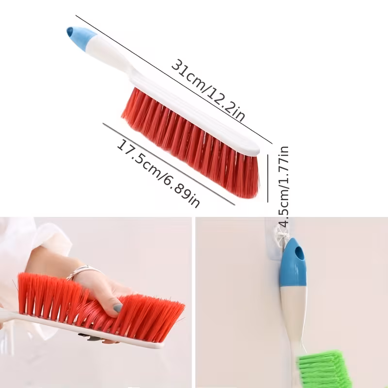 2pcs set of hot selling multi functional long handled cleaning brush dust removal brush bed brush carpet quilt sofa and bedroom cleaning brush Product details 4