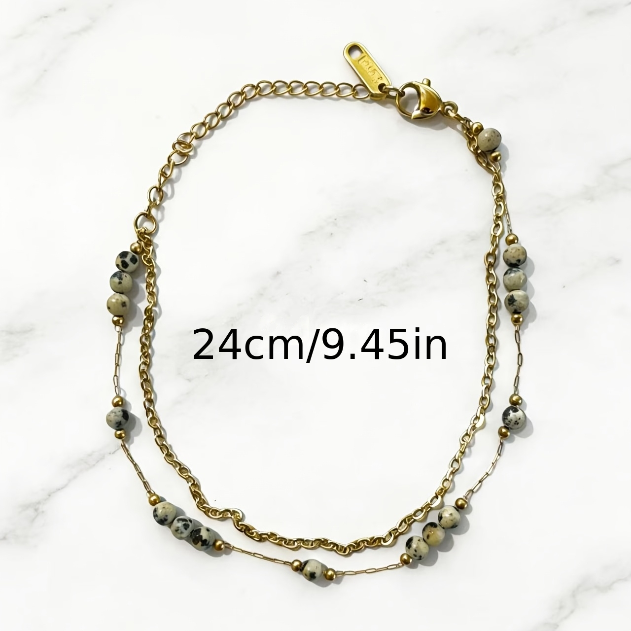 Women's Double-Layer Golden Chain Bracelet