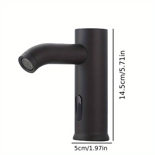 vertical sink faucet with automatic motion sensor infrared sensor battery powered suitable for bathroom and kitchen sensor type bathroom sink faucet