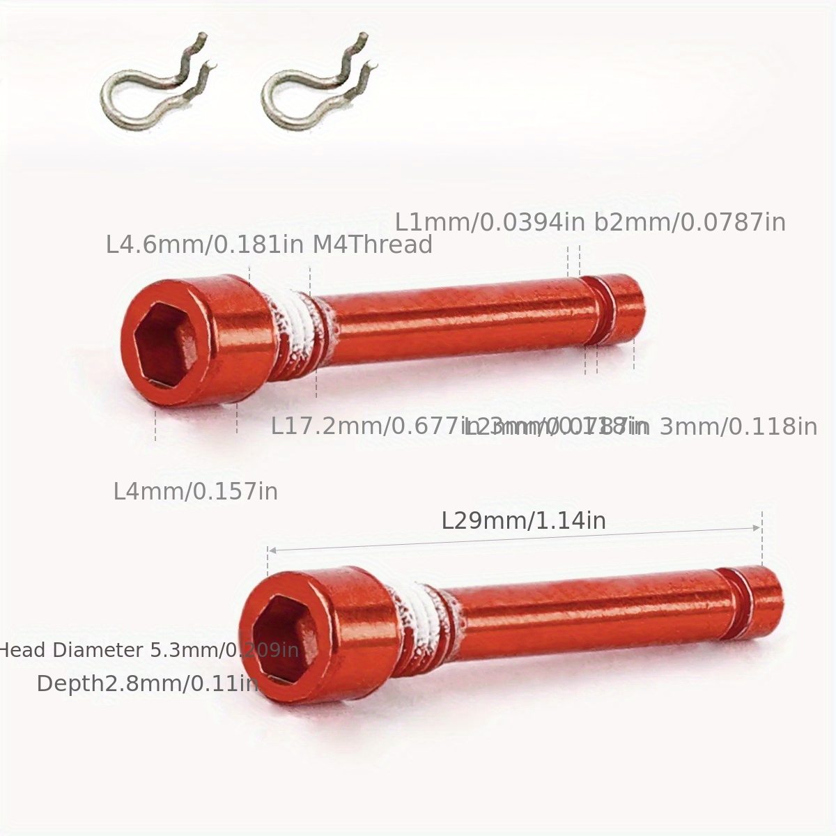Bicycle Hydraulic Disc Brake Pad Bolt M4 Pin Insert Caliper Screw Replacement Cycling Bolts For Mtb Bicycle Xt Bike