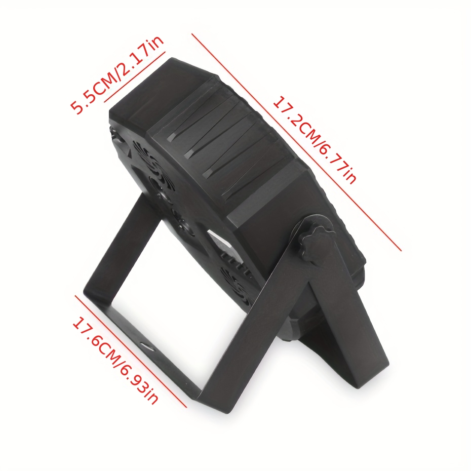 1pc 36 LED RGB Flat Par   Lighting Disco Party DJ Event   Christmas with Sound Activation 3-in-1 DMX 512 Control for DJ Party Wedding Christmas and Holiday Shows -   Range Adjustable Bracket Remote  , Durable Construction, Wedding  