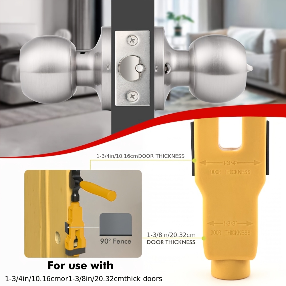 Woodworking Door Latch Lock Installation Grooving Tool