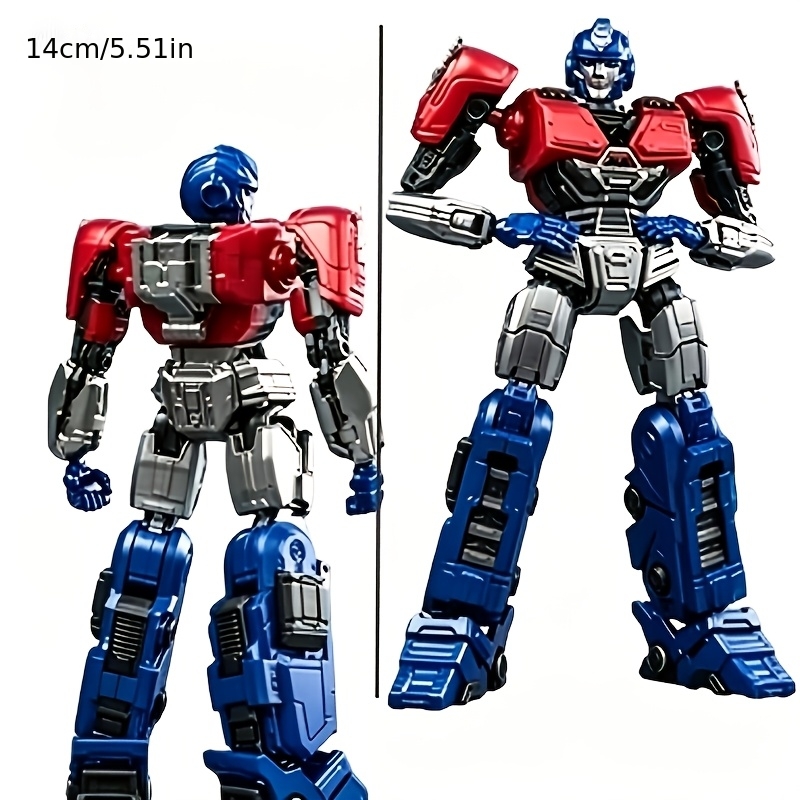 item picture 1pc     Red And Blue Matching   Prime Mech Series Model, Cool Mech Action Figure,   Decor,   Gift
