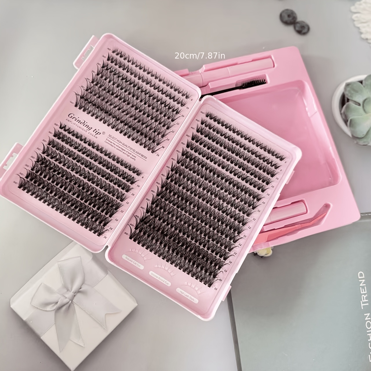 30d 40d 50d Mixed Density Lash Clusters Kit 8-16mm, Natural Fluffy Volume Individual Lashes, Diy Layered Eyelashes For Any Style