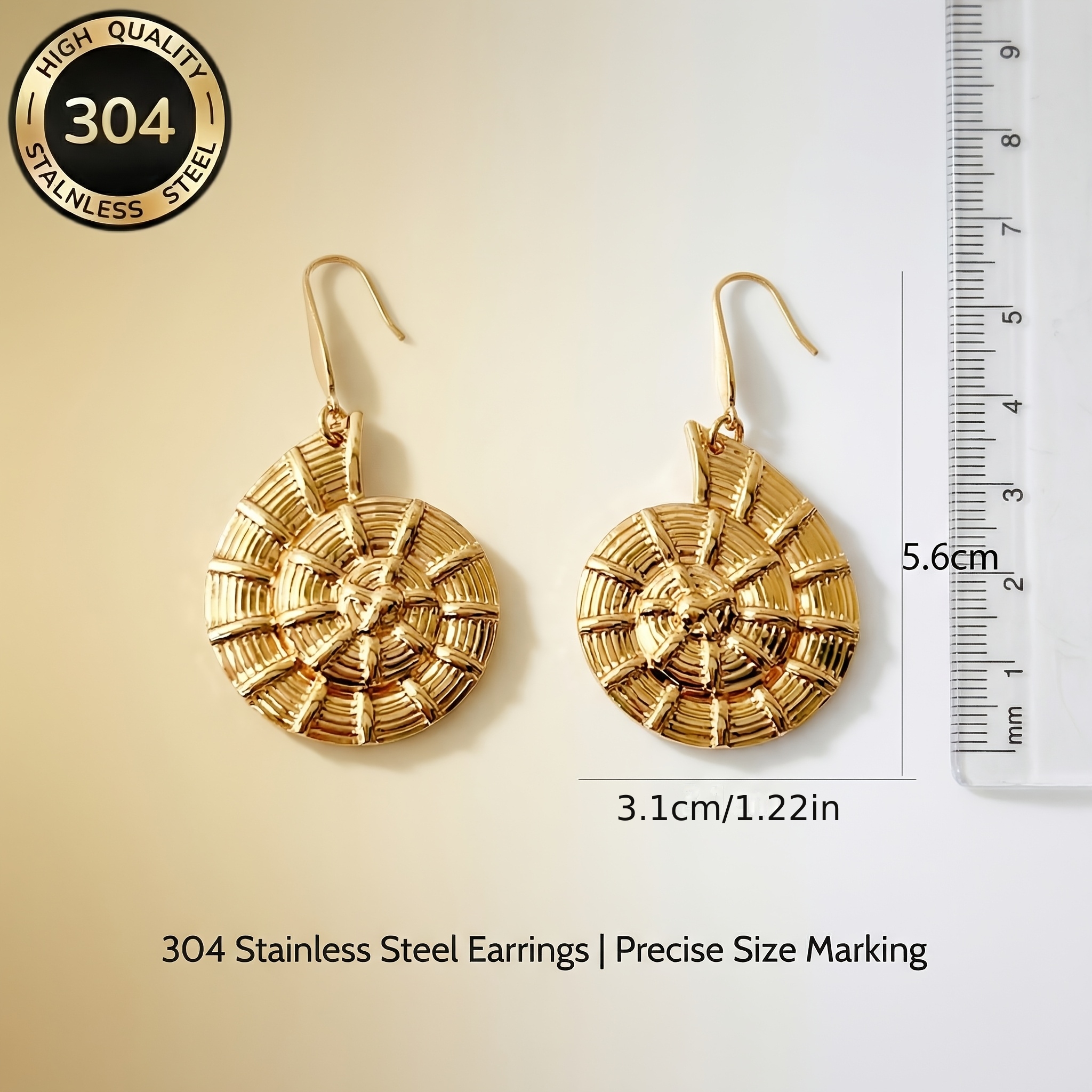 Women's Hypoallergenic Stainless Steel Earrings