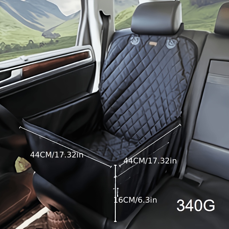 TEMU Dog Car Seat Cover Anti-slip Hammock Carrier Outdoor Basket Foldable Travel Pet Dog Car Seat For Dogs Cats