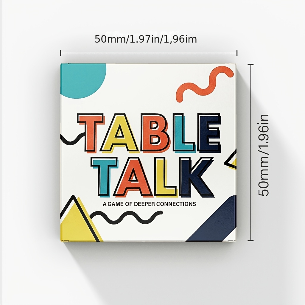 Table Talk Game Cards for Couples and Social Gatherings